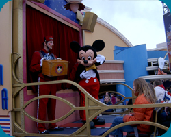 Mickey`s Cinema float