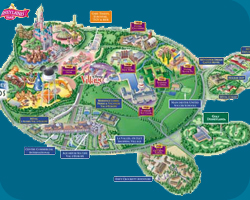 Disneyland Parijs plattegrond