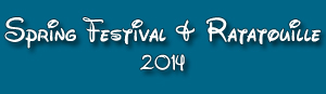 Disney's Spring Festival & Ratatouille attractie 2014