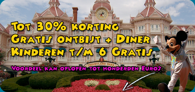 Disneyland Parijs aanbieding 2015