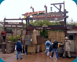 Indiana Jones and the Temple of Peril met FASTPASS Systeem