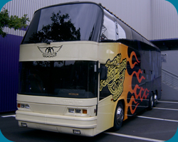 De bus van Aerosmit
