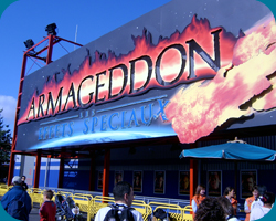 Ingang Armageddon: Special Effects. {Attractie Duur: 20 minuten}