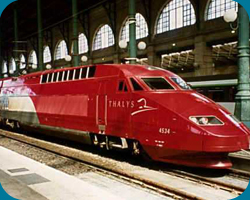 De Thalys richting Disneyland