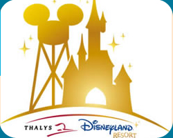 Logo Thalys met Disneyland Resort Parijs